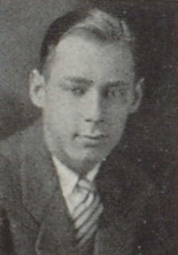 Lester Brenaman 1925 senior portrait Kenosha High School, Kenosha, Wisconsin