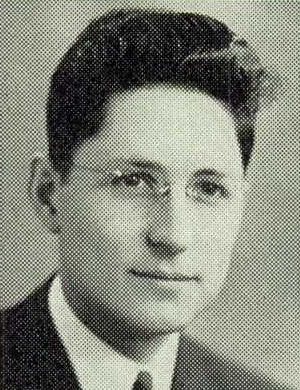 Osmund T Fundingsland 1940 faculty at Rapid City High School, Rapid City, South Dakota